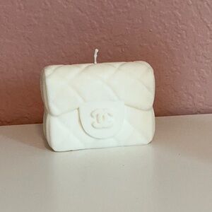 CC White Quilted Candle